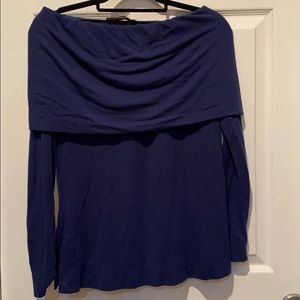 Off shoulder long sleeve top